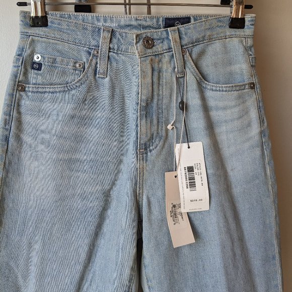 NWT: AG The Phoebe, Vintage High-Waisted Tapered Leg Jeans (Size: 24) - Picture 6 of 8
